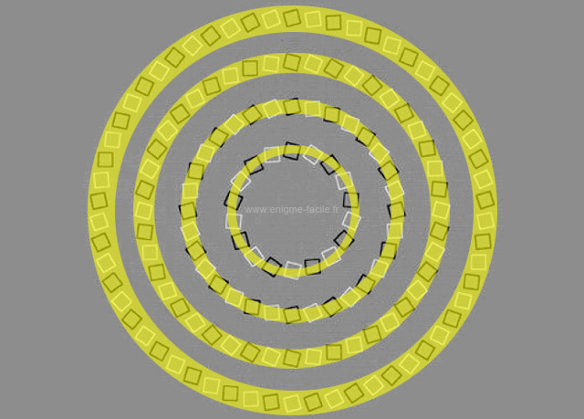 solution 4 cercles illusion optique