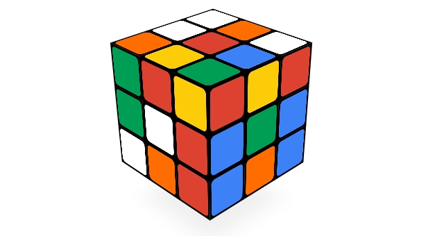 solution rubik's cube simple