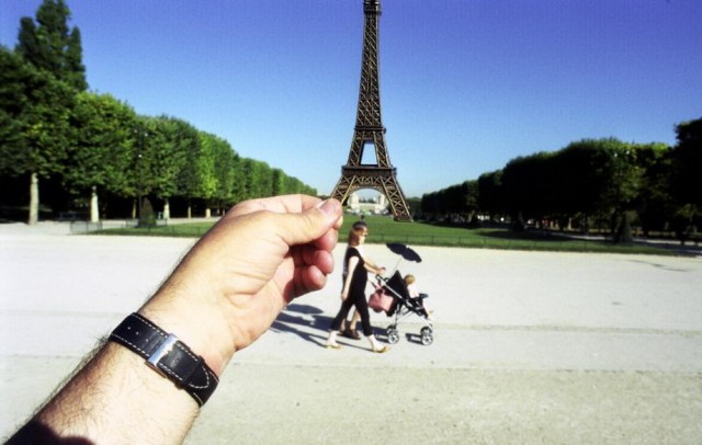 trompe l'oeil tour eiffel