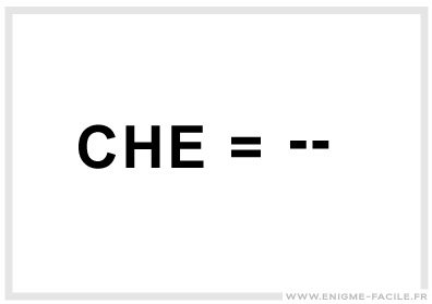 dingbat che = tiret tiret