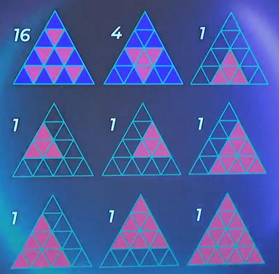 reponse nombre de triangles the circle game