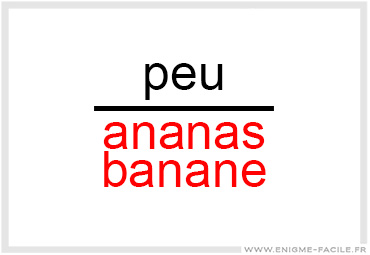 Dingbat peu ananas banane