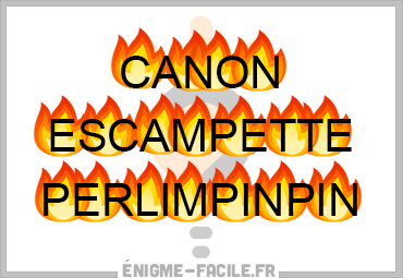 Dingbat canon escampette perlimpinpin